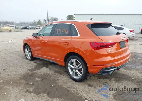 2020 Audi Q3 Premium 45 Tfsi S Line Quattro Tiptronic from USA, damaged, VIN WA1DECF37L1044348